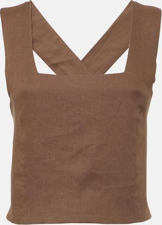 Asceno Cozumel linen tank top