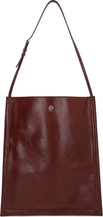 Bally Borsa a spalla con logo - Rosso