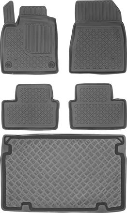 OEM Renault Clio V Hatchback A Partir De 2019 Set - Alfombrillas Para Coche + Alfombrilla Para Maletero