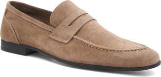 Bruno Magli Lastra Loafer in Sand Suede at Nordstrom, Size 10.5