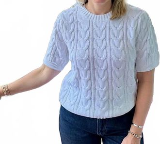 John & Jenn Percy Sweater In Chantilly