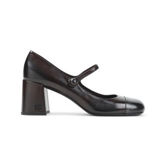 Miu Miu Brown Leather Pumps