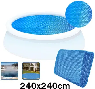 OEM Cubierta De Piscina Bubble - &Oslash;240cm - Cubierta Solar Redonda Para Piscina, Cubierta Protectora Solar Para Piscina, Calentador Para Estanque De Jard&iacute;n 