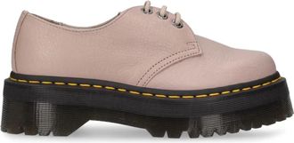 Dr. Martens 1461 Quad II Pisa Platform Schoenen - Dames - Veterschoenen - Grijs - 40 EU - Leer - Schoenen