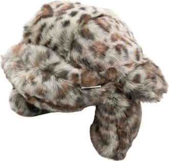 Ruslan Baginskiy Faux-fur Oorwarmers Hoed - unisex - Hoeden - Veelkleurig - S/M - Accessoires