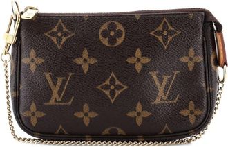 Louis Vuitton Pochette Accessoires Monogram Canvas Mini clutch bag - Marrone