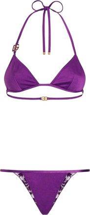 Dolce & Gabbana Set bikini reversibile - Viola