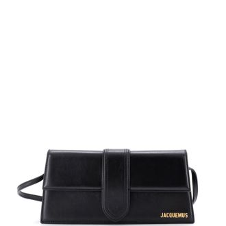 Jacquemus Le Bambino Top Handle Flap Bag Leather Long