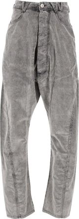 Vivienne Westwood Leren Broek - Heren - Jeans - Grijs - Maat: L Leer