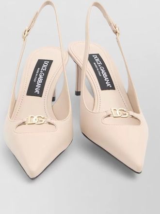 Dolce & Gabbana lambskin slingback pumps