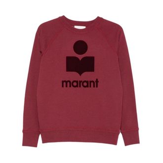 Isabel Marant Milly Sweatshirt - female - Marant &eacute;toile - Sweatshirts - Red - XS - Sweatshirts & Hoodies