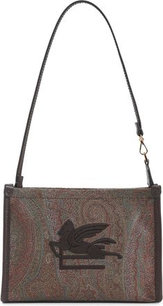 Etro Brown Arnica Cotton Shoulder Bag-Donna