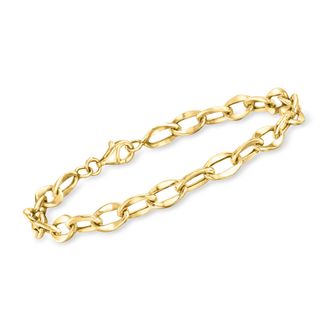 Canaria Canaria 6mm 10kt Yellow Gold Oval-Link Bracelet