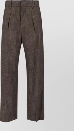 Isabel Marant straight trousers with buttoned back pocket