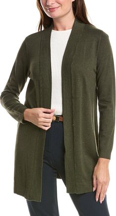 T Tahari Open Front Cardigan