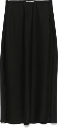 Lisa Yang Gonna midi in seta - Nero