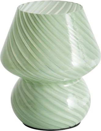 Beliani Beliani - Modern Glass Table Bedside Office Bedroom Reading Lamp Green Lobo