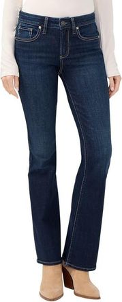 Silver Jeans Co Suki Curvy Mid Rise Slim Bootcut Jeans in Eversley at Nordstrom, Size 2431