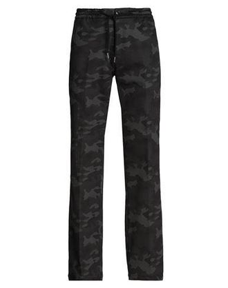 8 by YOOX PRINTED COTTON DRAWSTRING RELAXED PANTS