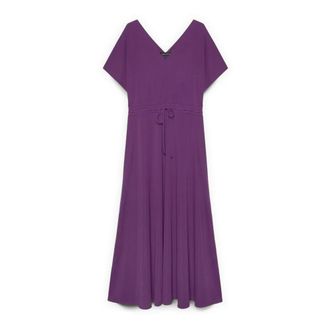 Fiorella Rubino Kleedjes, Dames, Paars, L, Maxi Kleedjes