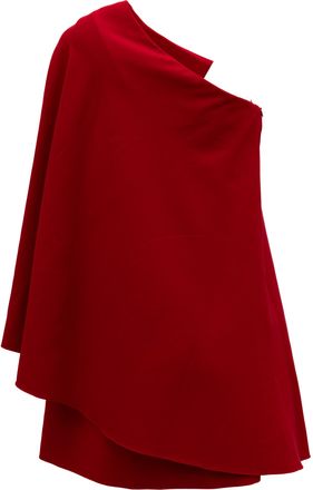 Valentino Garavani Deep Red Short Cocktail Womens Dress