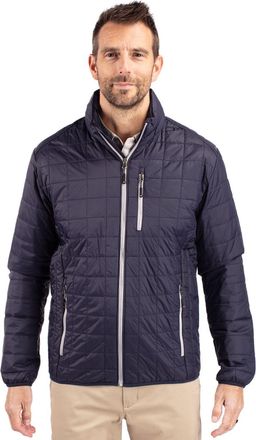 Cutter & Buck Rainier PrimaLoft Mens Eco Insulated Full Zip Puffer Jacket