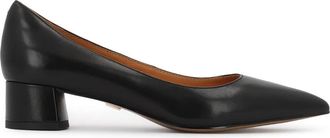 Kazar Lage leren pumps met puntige neus - Dames - Pumps - Zwart - 37 EU - Leer - Schoenen