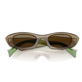 Prada Sunglasses, unisex, Brown, Size: 50 MM Prb16S Sunglasses