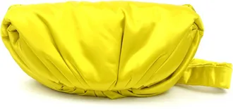 Bottega Veneta Yellow Satin Sling Bag (Pre-Owned)