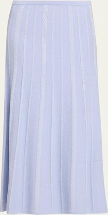 Proenza Schouler Morena Textured Knit Midi Skirt