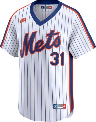 Nike Mike Piazza New York Mets Cooperstown Nike Mens Dri-FIT MLB Limited Jersey in White | CO25NMC1QL7-B9L