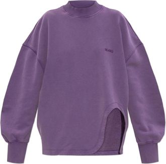 The Attico Dames, Sweatshirts & Hoodies, Paars, Maat: XS Katoen