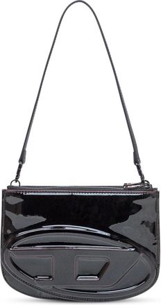 Diesel 1DR Twin - Dames - Schoudertassen - Zwart - ONE Size - Leer - Tassen