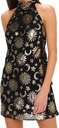 Show me your Mumu Lisa Mini Dress In Celestial Shimmer