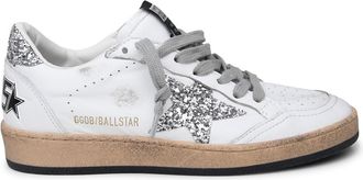 Golden Goose Superstar Sneakers in White Lear