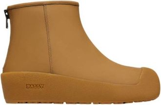 Bally Bernina Rubber Coated Leather Boots, Brand Size 40 ( US Size 9.5 )