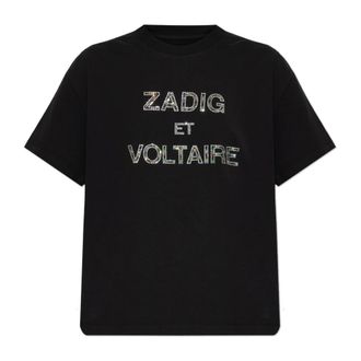 Zadig&Voltaire Dames, Tops, Zwart, Maat: S/M Katoen