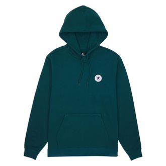Converse Kapuzensweatshirt CONVERSE CONVERSE GO-TO CHUCK TAYLOR PATCH HOODIE, Herren, Gr. XS, rubber plant, Sweatware, Obermaterial: 80% Baumwolle, 20% Polyest