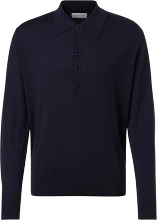 Dries Van Noten Stijlvolle Muano 2700 Sneakers - Heren - Polos - Blauw - S - Tops