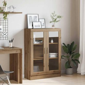 Berkfield Home Classic Book Cabinet Artisan Oak 82.5x30.5x115 cm Engineered Wood in Brown