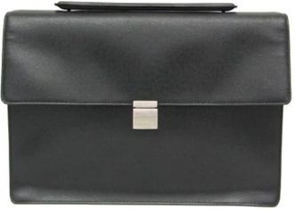 Louis Vuitton Pre-owned Clutches, male, Black, Size: ONE SIZE Pre-owned Porte-Document Angara M30772