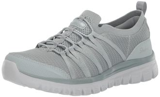 Skechers Womens Graceful-Soft Soul Sneaker, Gray, 5.5 UK