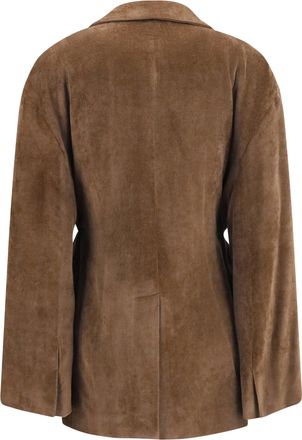 Brunello Cucinelli Corduroy Drawstring Jacket - Brown
