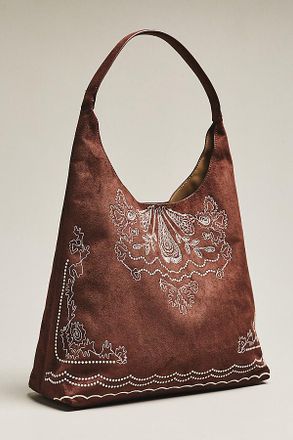 Melie Bianco Eunice Faux Suede Hobo Bag