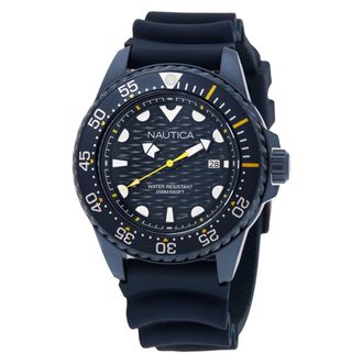 Nautica Nct Sea Dive Quartz Blue Dial Mens Watch NAPSDS506