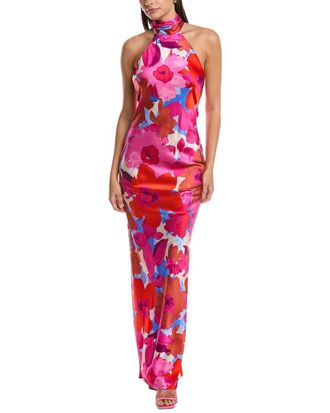 Ramy Brook Floral Tatiana Silk-Blend Gown
