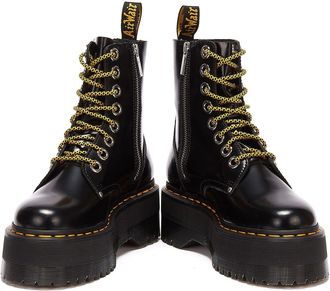Dr. Martens Shop Voor Dr. Martens Jadon Max Buttero Dames Zwarte Laarzen
