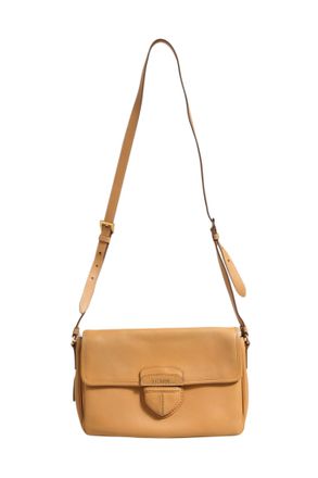 Prada Sidonie Beige Pebble Leather shoulder Womens bag (Pre-Owned)
