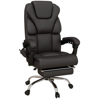 Vinsetto Silla de oficina 63x57x126 cm marr&oacute;n