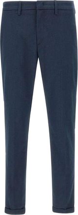 Re-hash Pantaloni in cotone elasticizzato - Blu